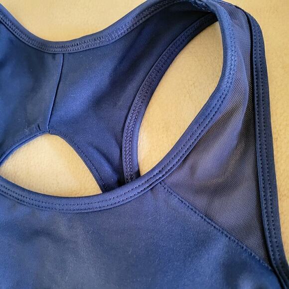 Ideology Sport Bra Small Mid Impact Blue RapiDry NWT - Picture 3 of 9